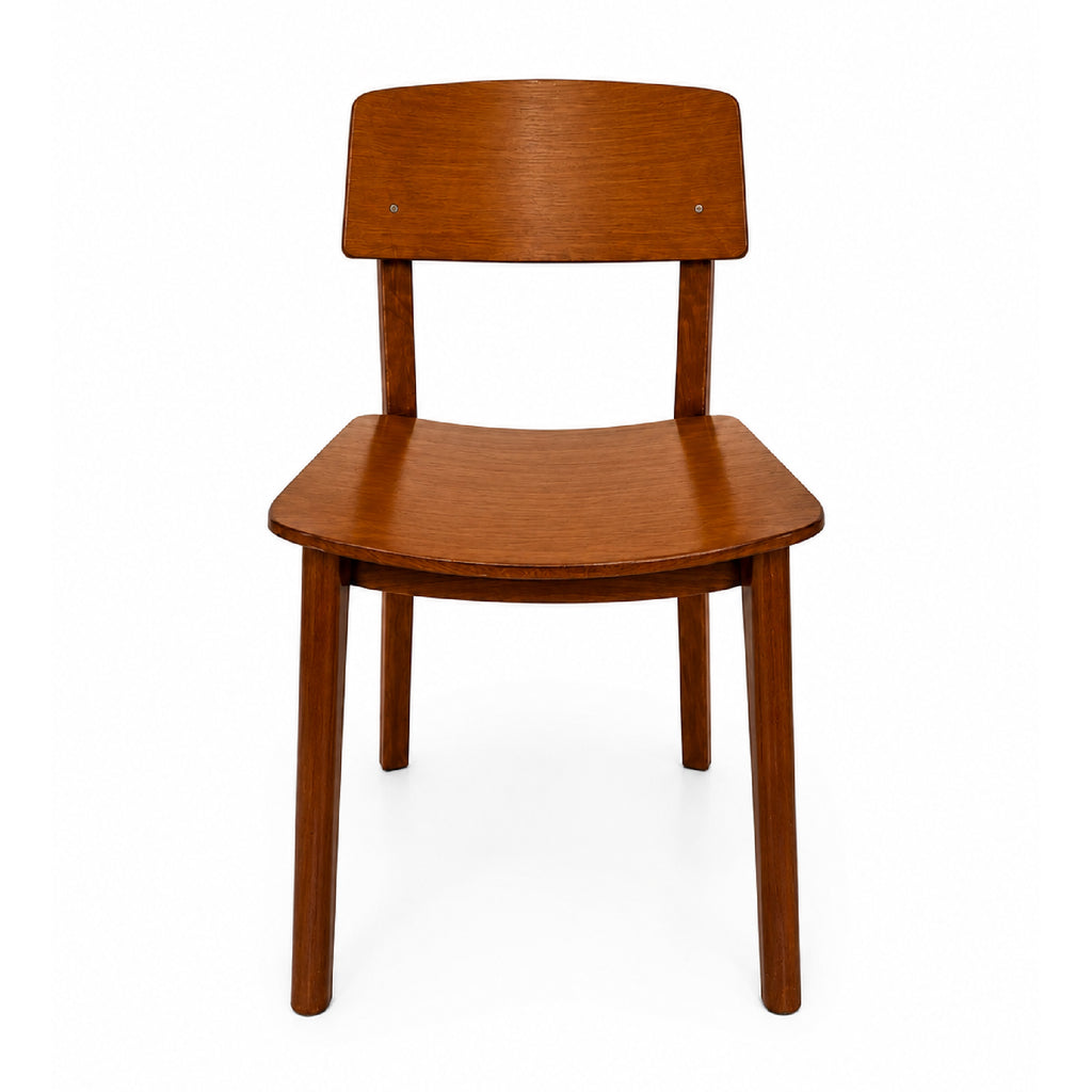 Silla Vintage de Madera Curva con Acabado Satinado
