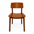 Silla Vintage de Madera Curva con Acabado Satinado