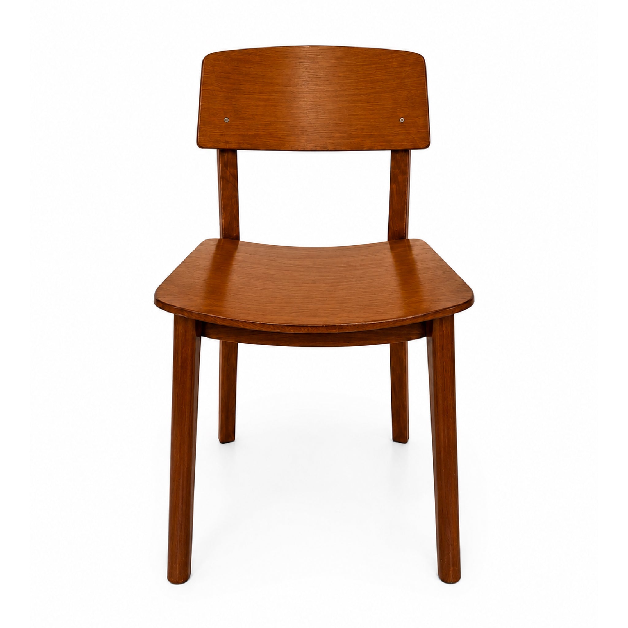 Silla Vintage de Madera Curva con Acabado Satinado