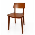 Silla Vintage de Madera Curva con Acabado Satinado