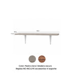 Repisa Flotante 40x20x1.5cm