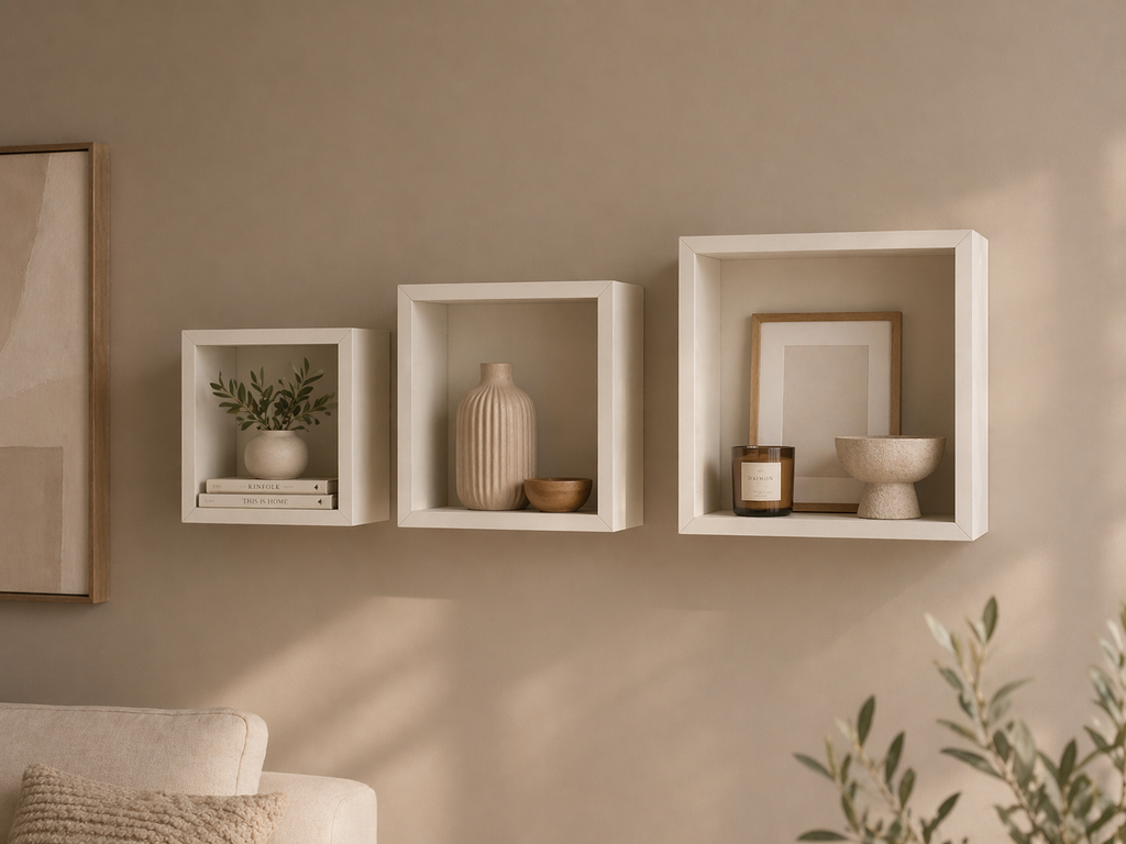 Juego De Cubos Repisas Flotantes Decorativos X 3und 30|25|20
