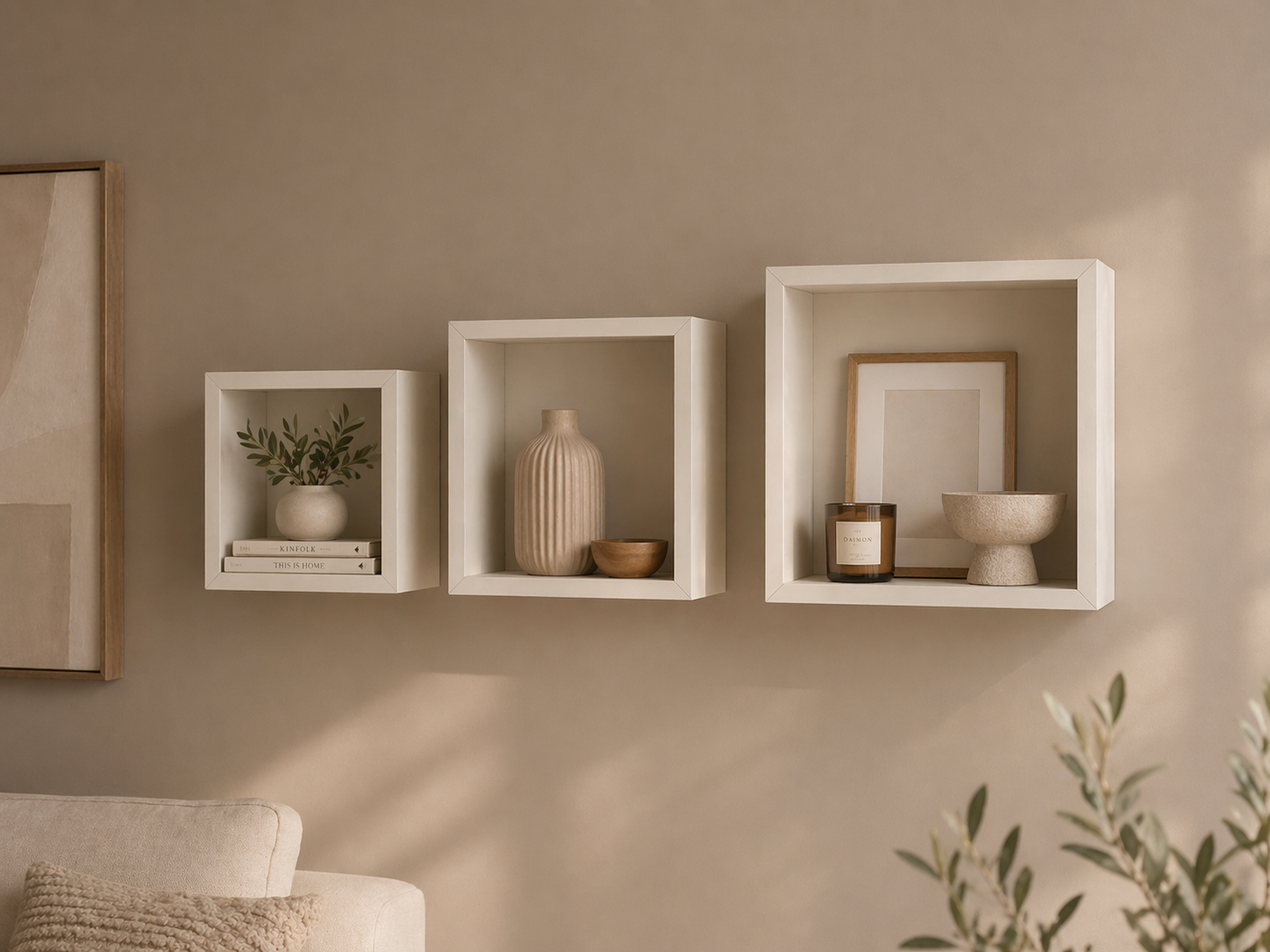 Juego De Cubos Repisas Flotantes Decorativos X 3und 30|25|20